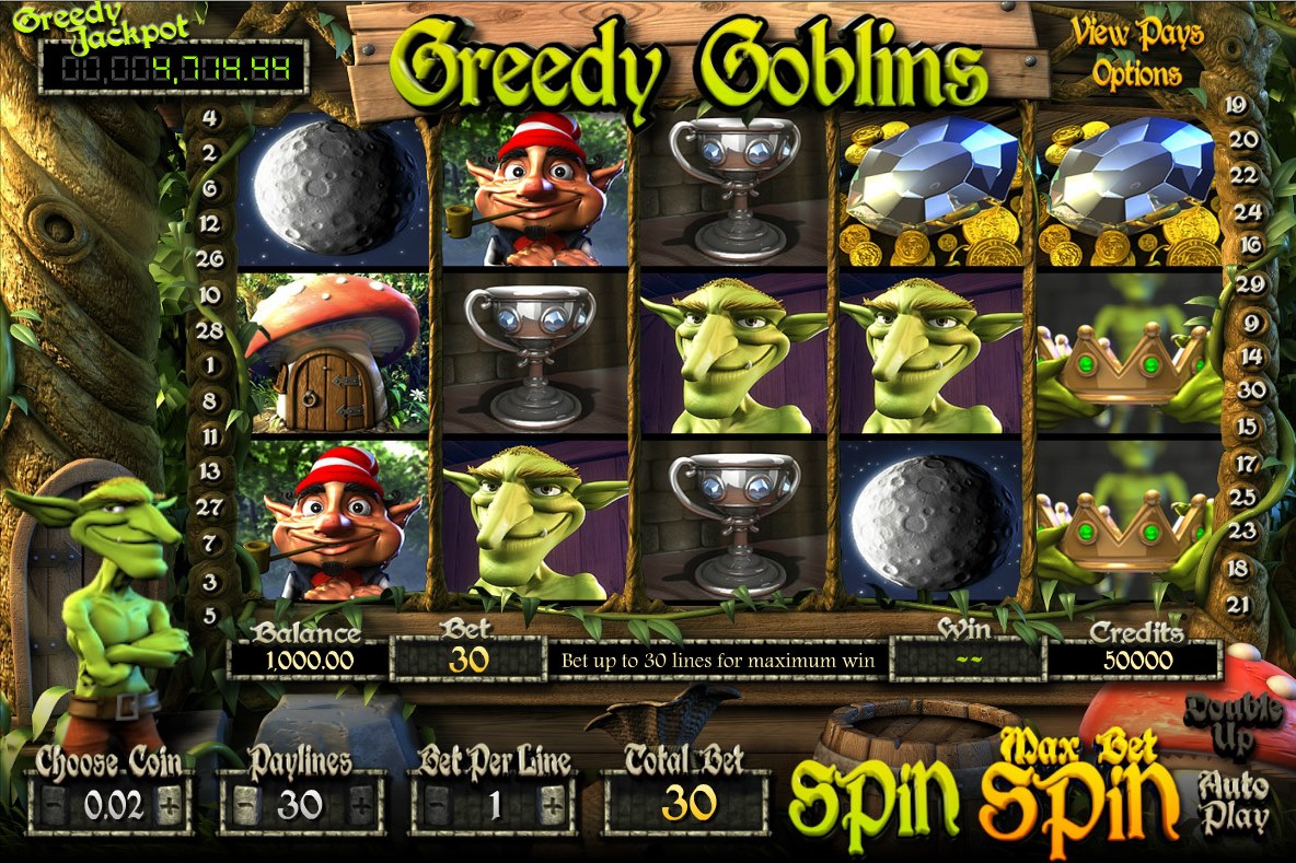 Видео-слоты «Greedy Goblins» от Betsoft Gaming